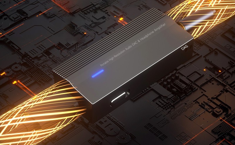 实测！HiFi小尾巴音质提升多少？开博尔DA5便携解码耳放：双芯DAC让便携HiFi音质起飞