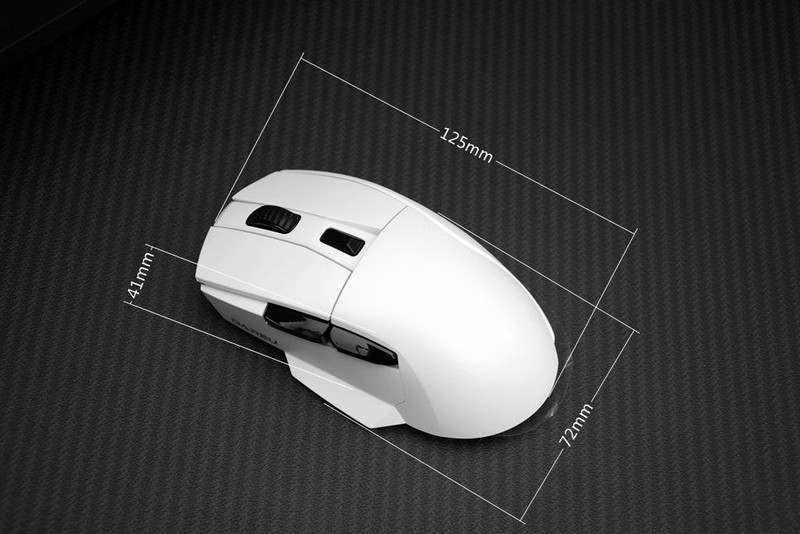 透明底壳、无线三模、279元，达尔优A955三模无线鼠标开箱