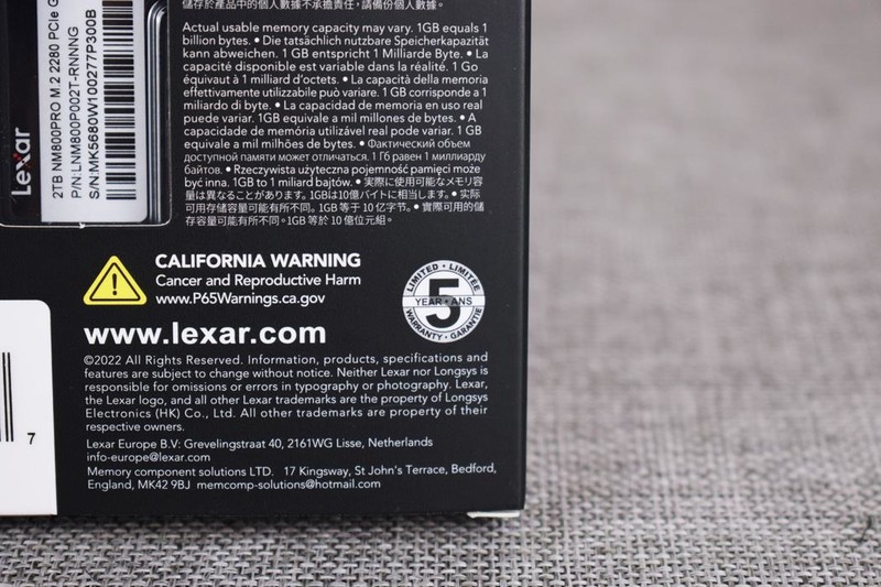 雷克沙NM800PRO 2TB固态硬盘开箱评测：4.0时代的顶级性能方案