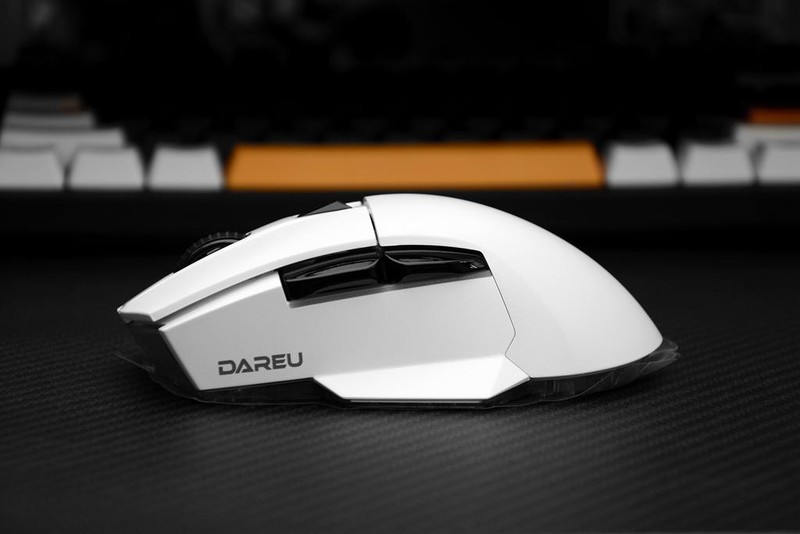 透明底壳、无线三模、279元，达尔优A955三模无线鼠标开箱