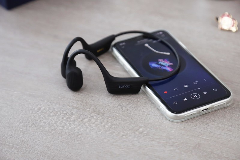 自带内存，360°全景音加持，SANAG塞那 A31S气传导蓝牙耳机开箱