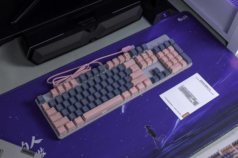 100元的机械键盘是什么样的体验，联想有线机械键盘MK5评测