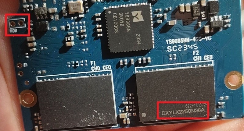 坏固态硬盘拆机修复，YS9085N量产工具操作记录，YS9085N开卡修复详细教程