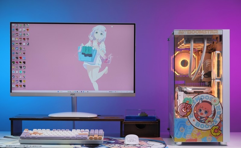 装机佬七夕必备撩妹技能：高性能萌系主题定制主机送给心仪的Ta