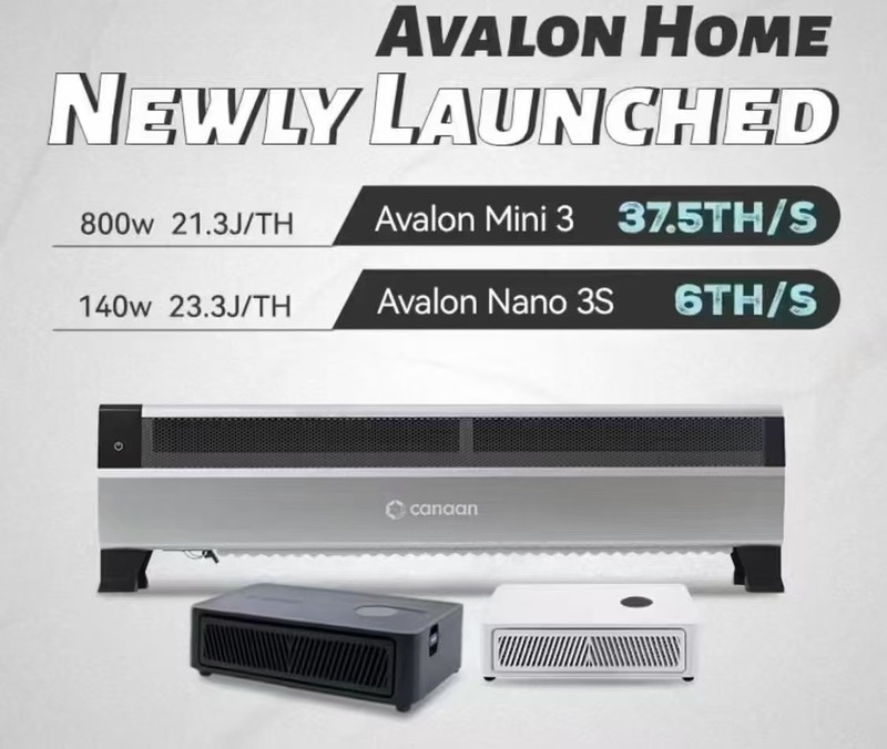 阿瓦隆Avalon Mini 3与Avalon Nano 3S，可以产出比特币的家用取暖神器 性能评测