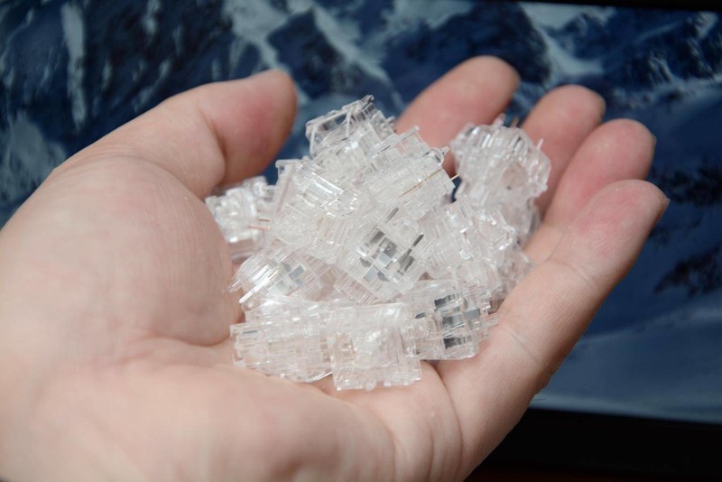 这才叫真正的全透明轴！高透亮、无杂色，TTC冰轴上手体验