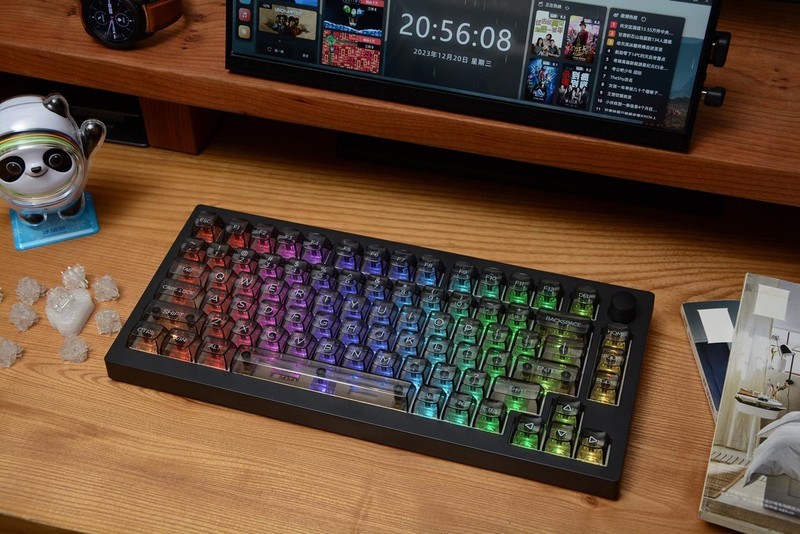 这才叫真正的全透明轴！高透亮、无杂色，TTC冰轴上手体验