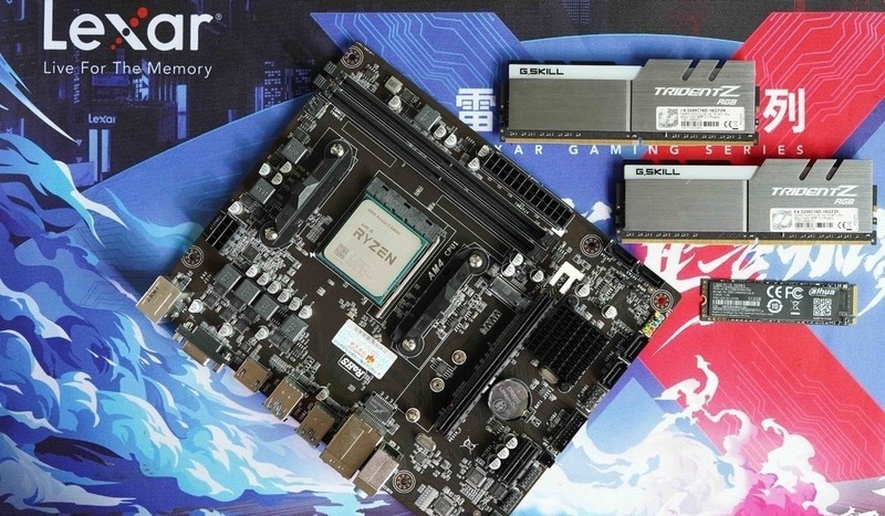 5600G+华南A520M-VH主板：装好千元娱乐办公主机！|华南金牌