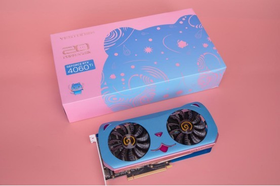 开箱测评喵喵主题甜品卡：盈通RTX 4060Ti-8GB D6萌宠