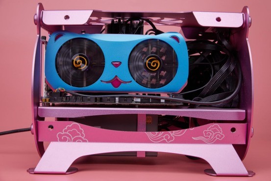 开箱测评喵喵主题甜品卡：盈通RTX 4060Ti-8GB D6萌宠