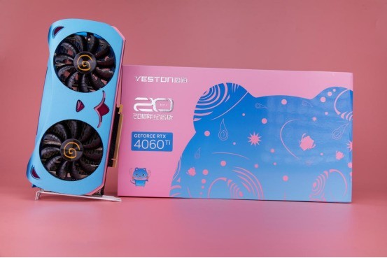开箱测评喵喵主题甜品卡：盈通RTX 4060Ti-8GB D6萌宠