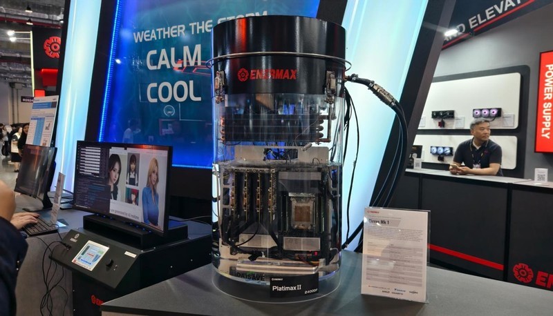 COMPUTEX 2025，ENERMAX安耐美浸没式冷却站等组件有何惊喜？