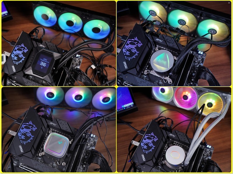 酷冷、微星、九州、威刚，新老4款旗舰水冷对比，总有一款适合你