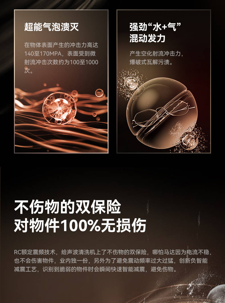 高端旗舰标杆之作！希亦CG声波清洗机展现出色清洁力！