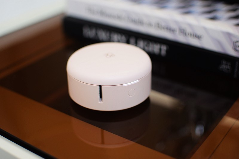 整理物品好帮手，汉印小粉饼标签打印机