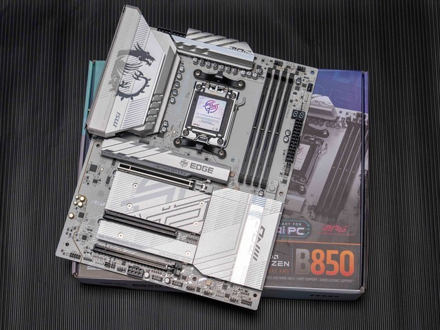 更帅气的中高端标杆，微星MPG B850 EDGE TI WIFI刀锋钛主板开箱