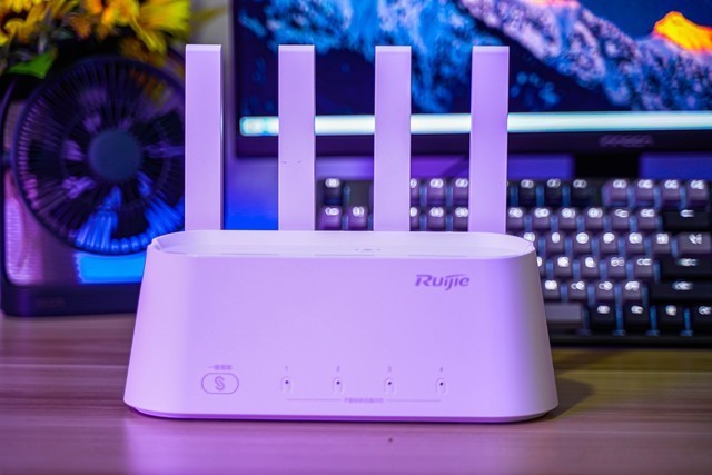 自动组网，大户型信号全覆盖 锐捷蜂鸟套装路由器