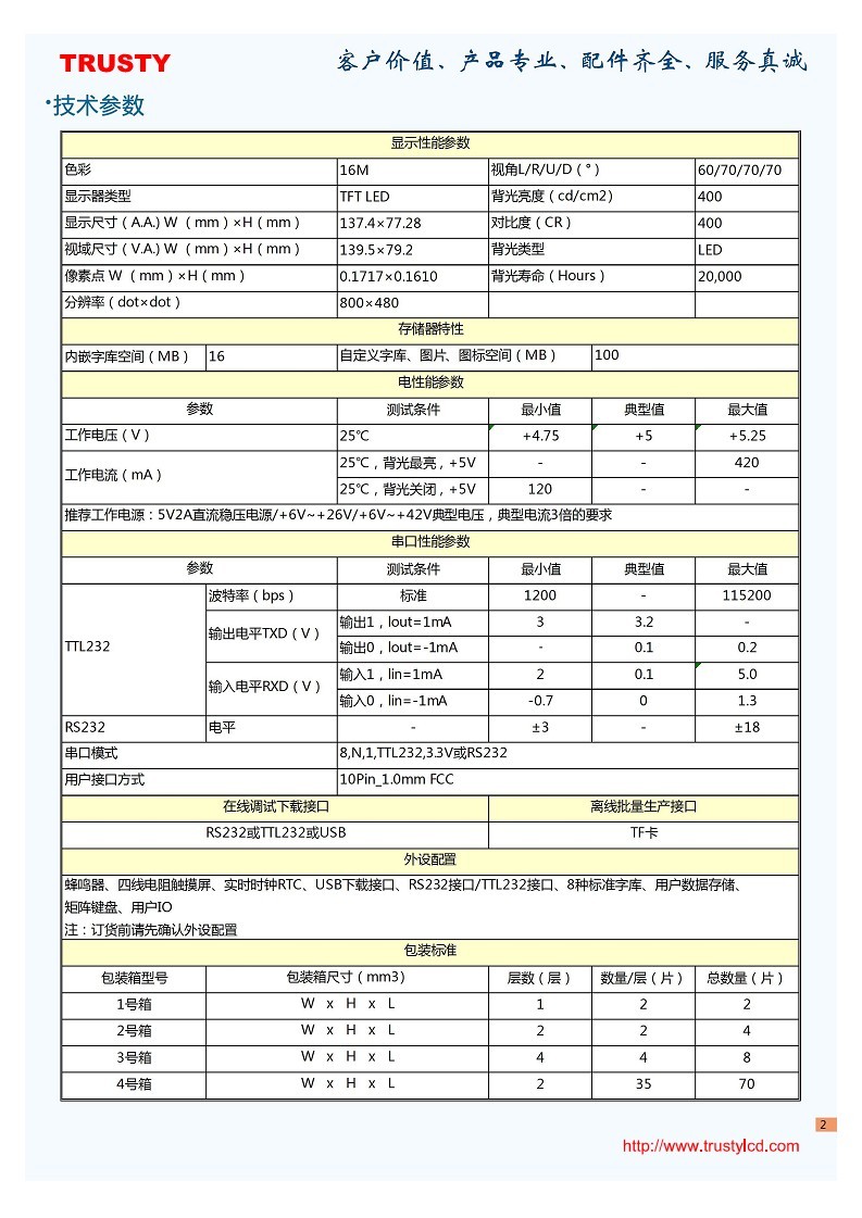 6.2英寸工业智能高清串口屏 全视角，户外可视，高清800x480，适用于电力设备，移动储