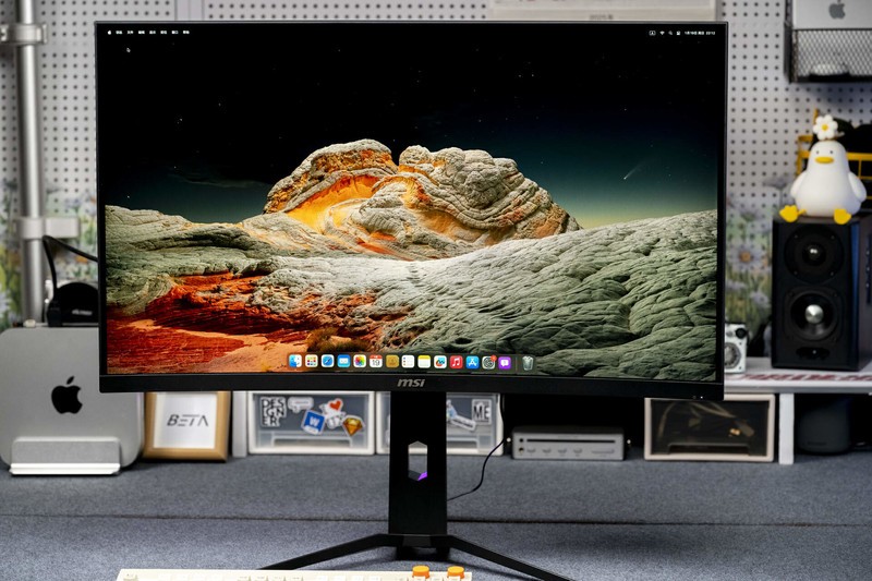 一键切换160Hz和320Hz，MAG 321CUPDF黑刃电竞显示器使用体验