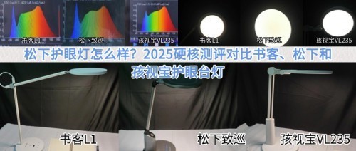 松下护眼灯怎么样？2025硬核测评对比书客、松下和孩视宝护眼台灯