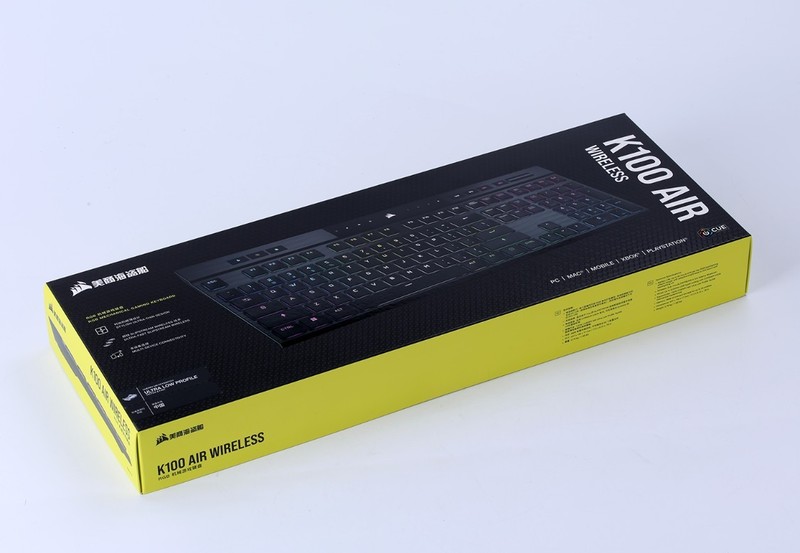 有钱就能任性！美商海盗船K100 AIR 无线机械键盘+ HS80 无线耳机