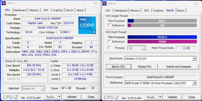 挤牙膏？ i5 13600KF大战i5 14600KF ROG Z790吹雪S体验
