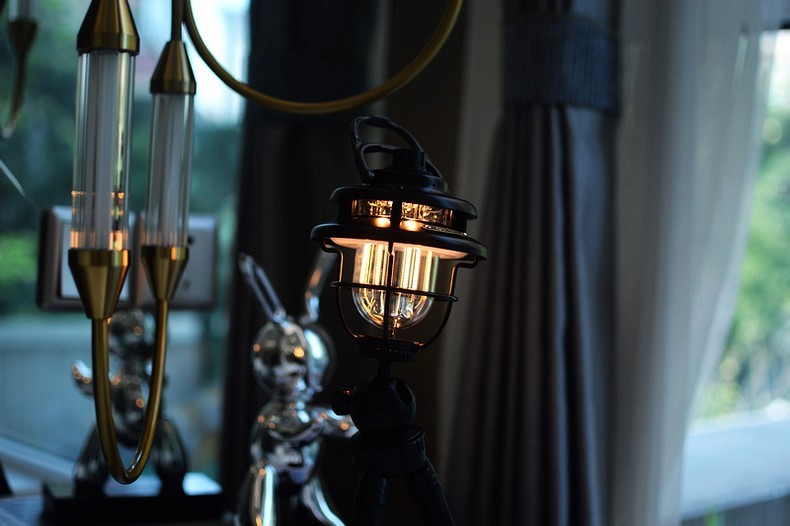 寻找心中最原始的欢愉 夕影Mini复古双光源露营灯相伴