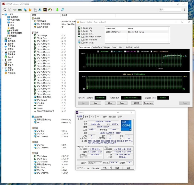 暑假装一套清凉背插海景房，华硕TX GAMING B760-BTF WIFI实装分享