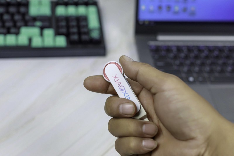 我的办公室解压神器，联想小新固态U盘，128GB大容量能存还能盘