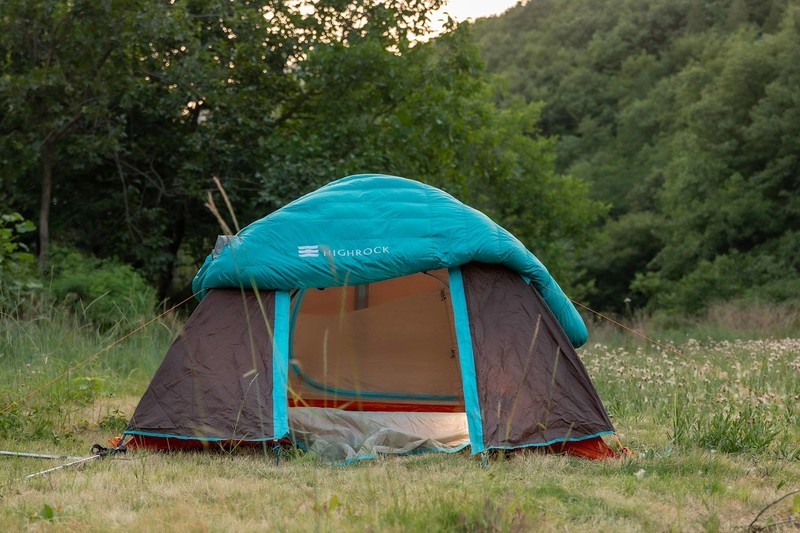 我与天石极光睡袋的首次邂逅， 就让我发现了这片绝佳露营地