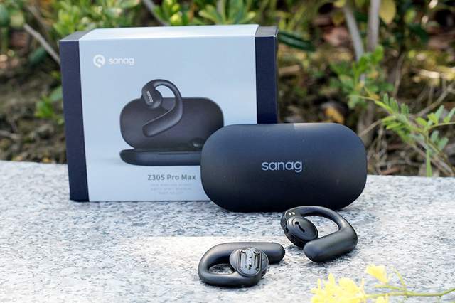 零重力无感佩戴 不入耳更安全——sanag Z30s 蓝牙耳机测评