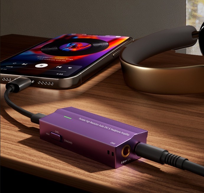 告别蓝牙延迟与底噪！开博尔DA5解码耳放小尾巴，用有线连接移动端音频 “黄金时代”