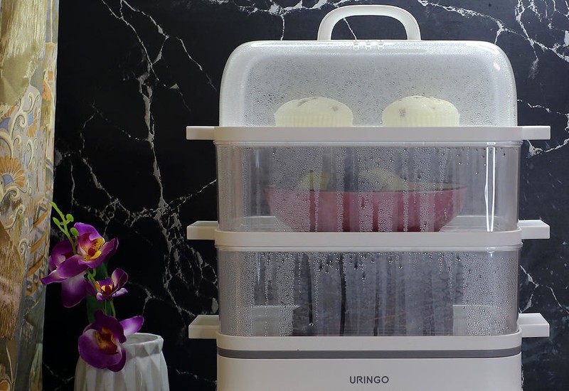 健康美食轻松蒸出来，七彩叮当透明电蒸锅