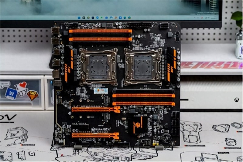 两颗至强处理器不到60块，双路服务器主板实现56线程，装机性能实测