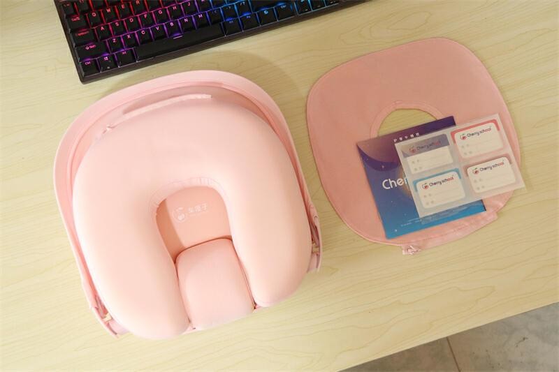 中小学生午休必备神器，不压眼睛不麻手，车厘子午睡枕体验