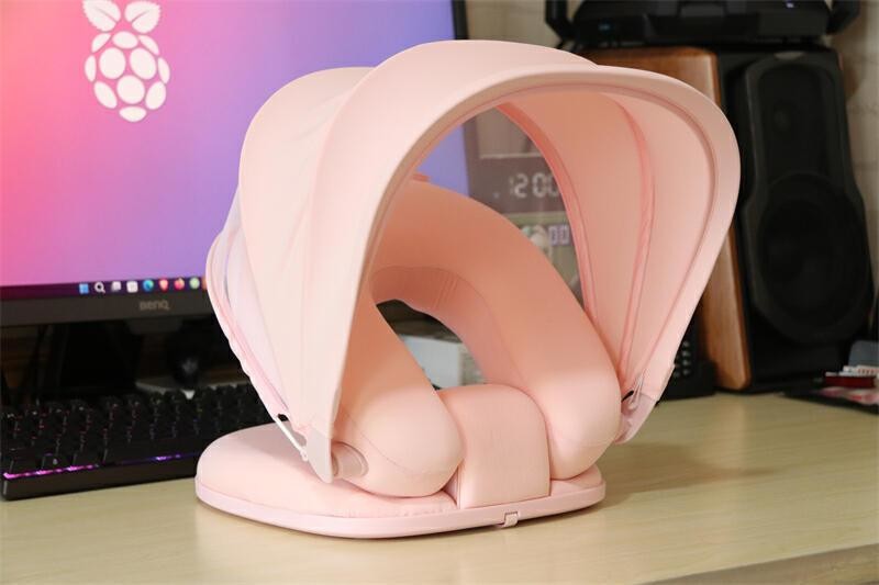 中小学生午休必备神器，不压眼睛不麻手，车厘子午睡枕体验