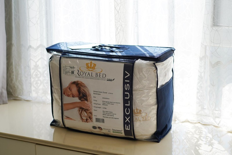 95%白鹅绒冬被帮你告别寒冷的夜，德国进口OBB ROYAL BED鹅绒被体验