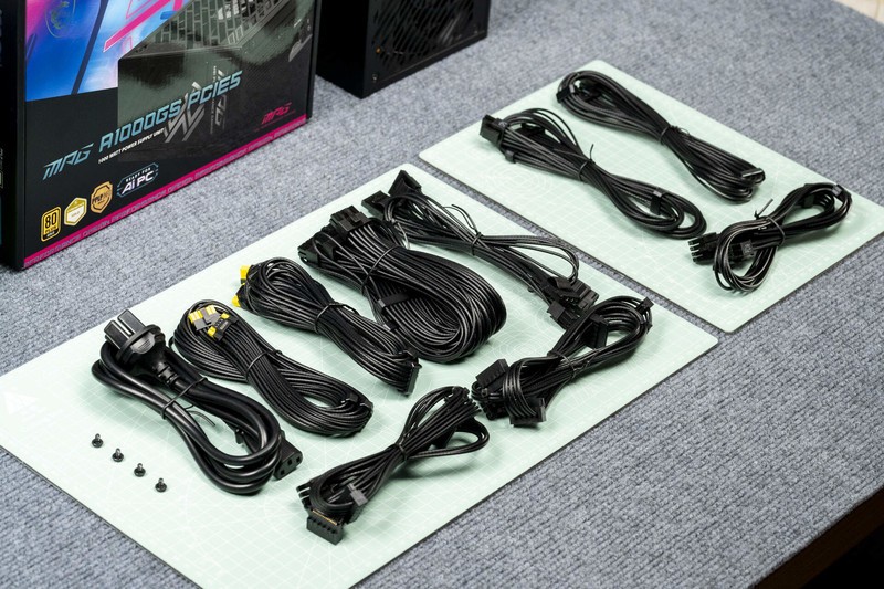 1000W功率喂饱RTX 50显卡，微星MPG A1000GS PCIE5电源使用体验