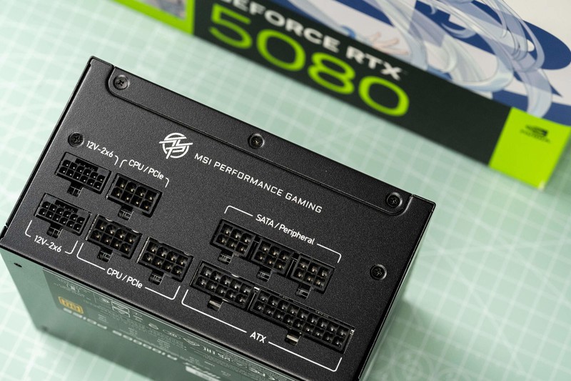 1000W功率喂饱RTX 50显卡，微星MPG A1000GS PCIE5电源使用体验