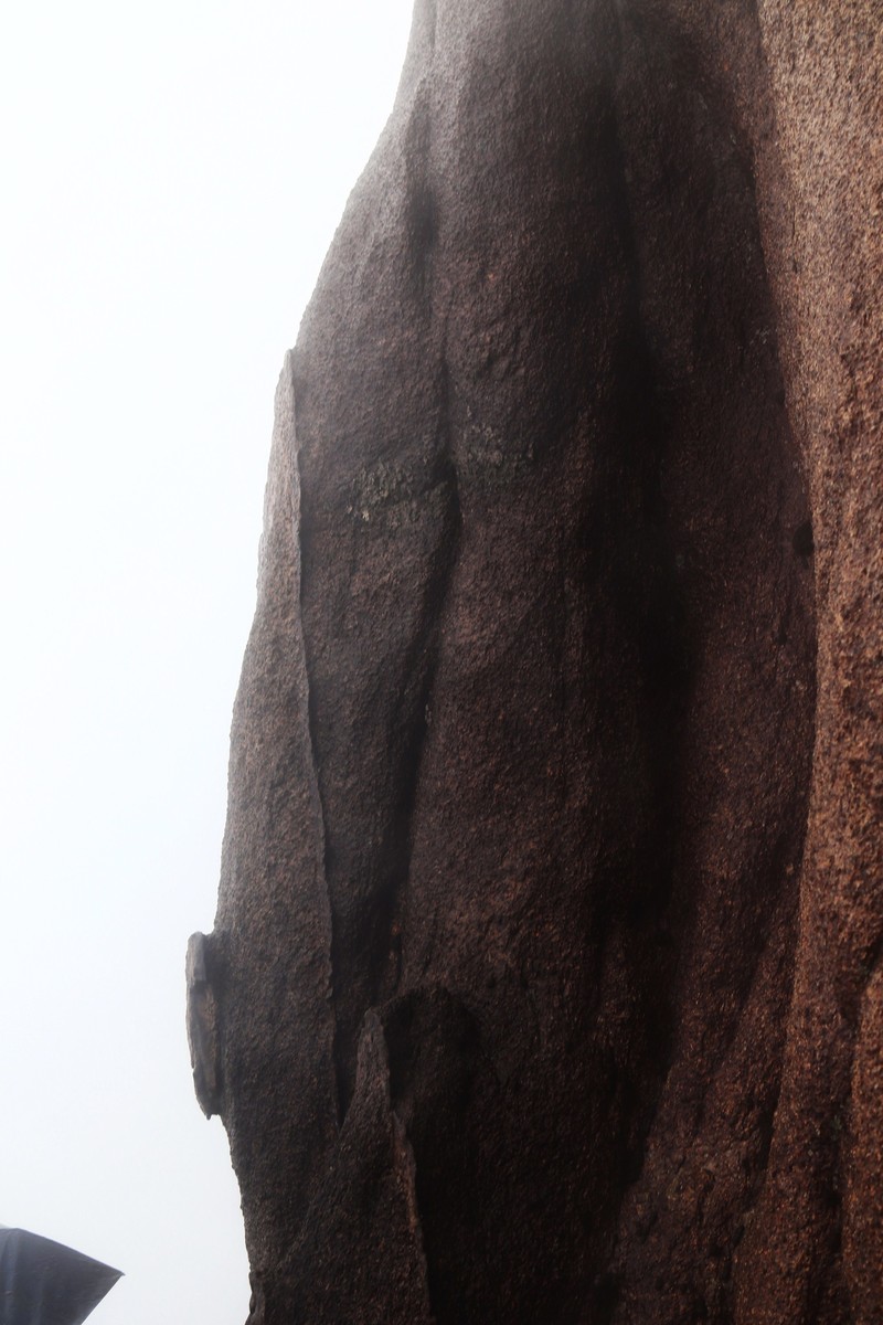 雾蒙蒙的九华山花台景区（一）