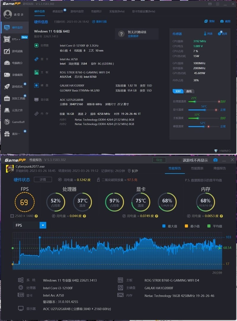 无矿卡的英特尔ARC A750是一款诚意满满性能够用的甜品显卡