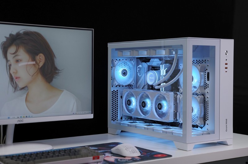 颜值党装机不要错过，长城T9W海王星机箱搭配13700K+4080装机分享