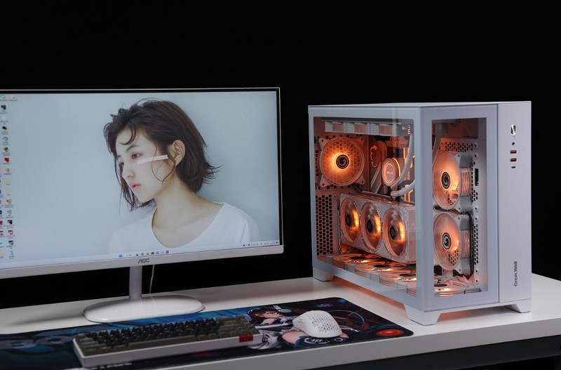 颜值党装机不要错过，长城T9W海王星机箱搭配13700K+4080装机分享