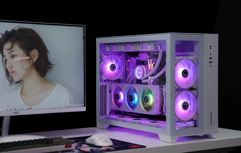 颜值党装机不要错过，长城T9W海王星机箱搭配13700K+4080装机分享