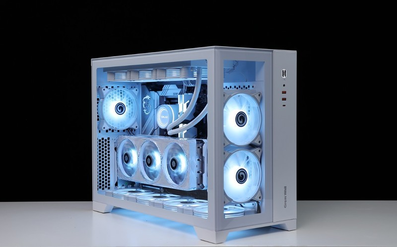 颜值党装机不要错过，长城T9W海王星机箱搭配13700K+4080装机分享