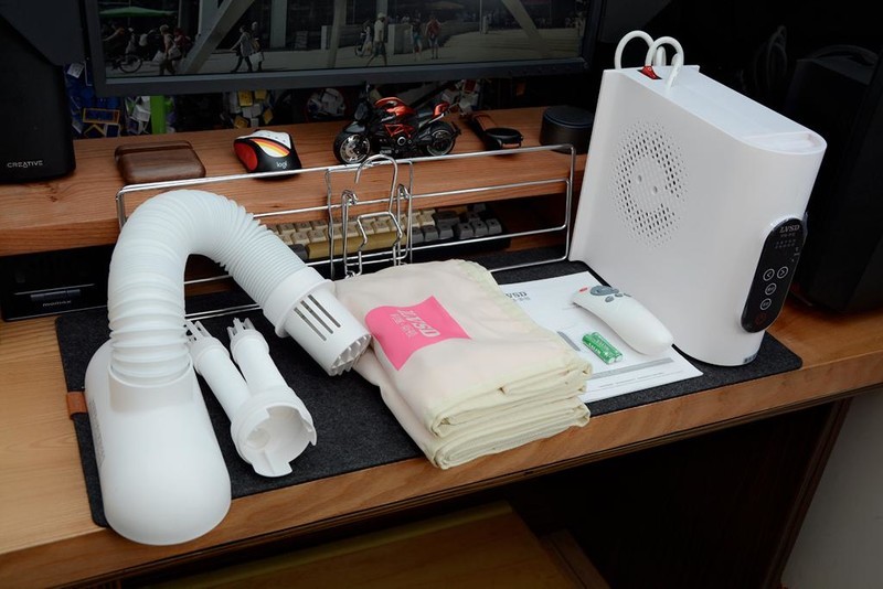 干衣、烘鞋、暖被，一机多用，利维斯顿多功能暖风机开箱体验