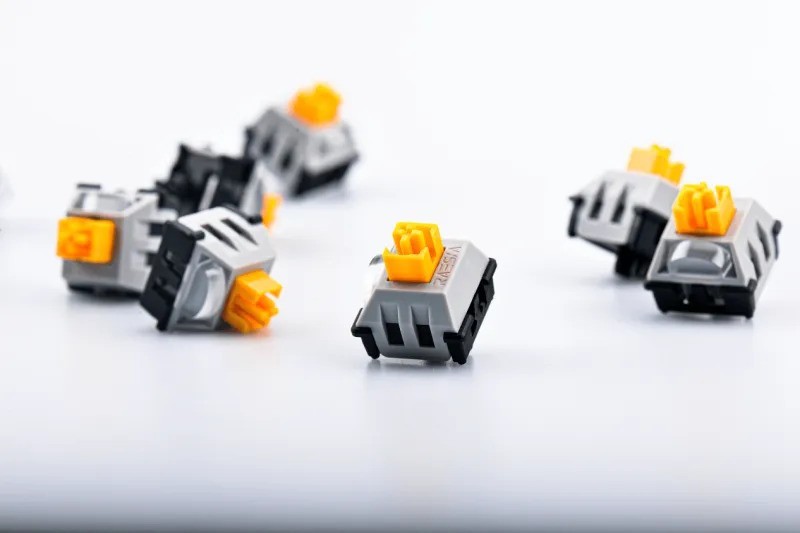 【客制化键盘】瑞翼鲨RAESHA五行轴金轴图赏