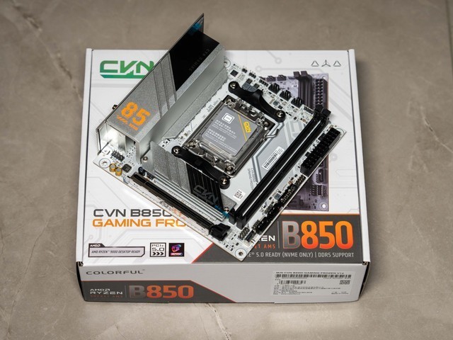 锐龙小钢炮来袭，七彩虹 CVN B850I 登陆舰主板开箱拆解