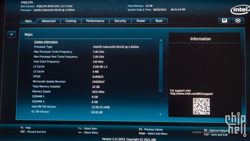 好像性能还不错？玩一玩intel NUC Atlas峡谷 赛扬N5015