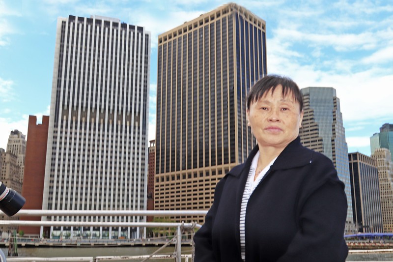 乘船游览美国纽约曼哈顿港(一）